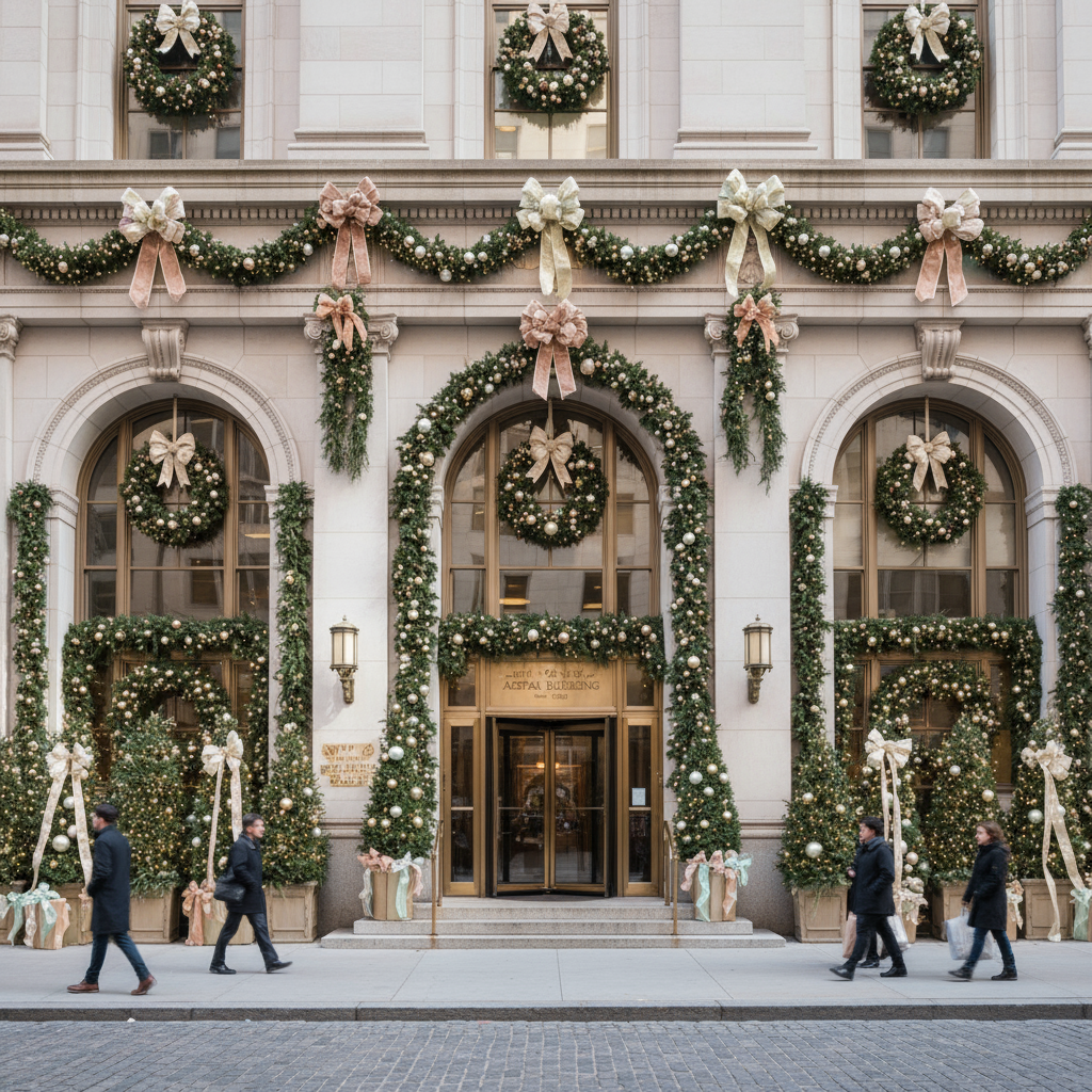 Facade and entrance decoration