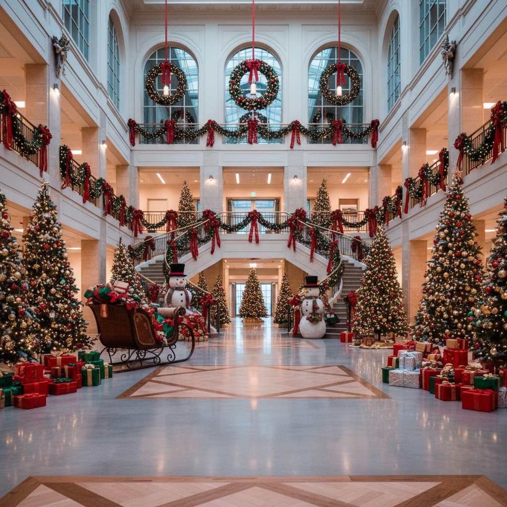 Central lobby decoration